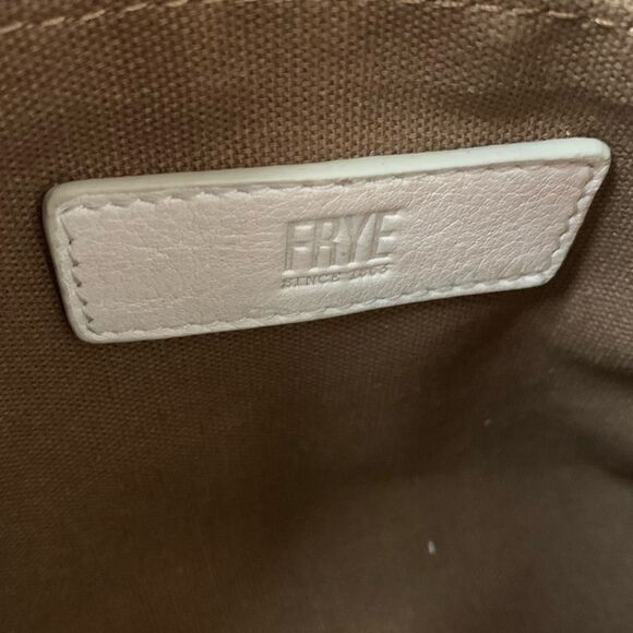 Frye Nora Knotted Hobo Shoulder Tote bag Purse CREAM soft leather - Picture 5 of 11